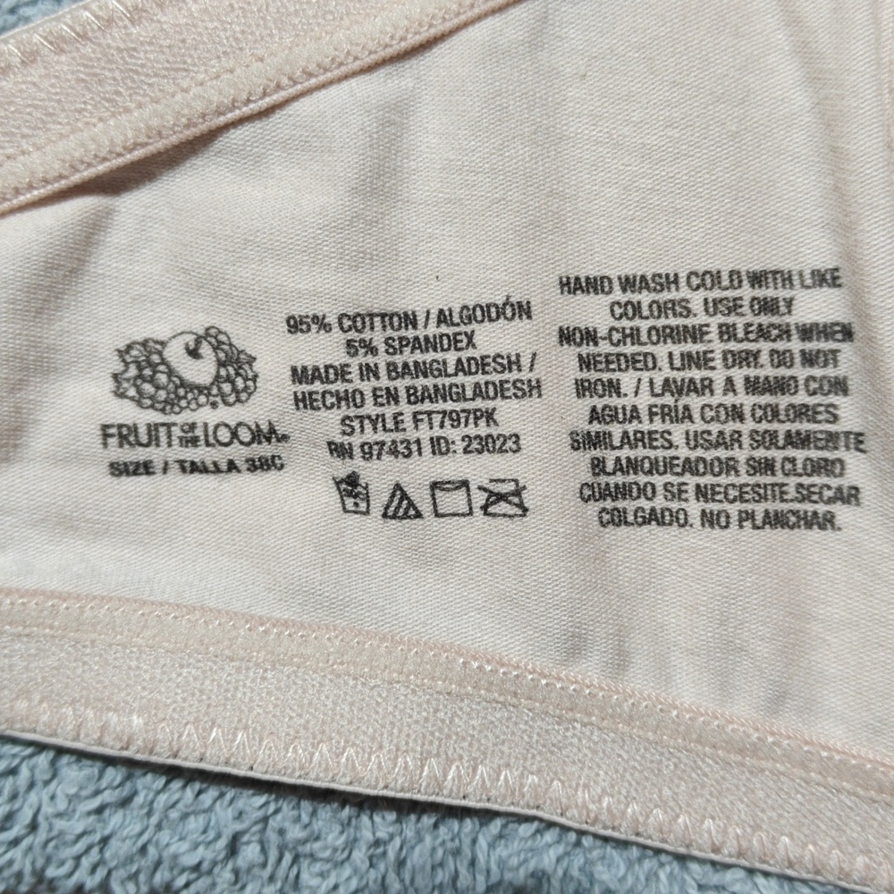 Women's plus size Hanes T Shirt bra